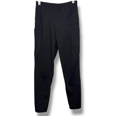 Core IO Black Performance Leggings with Side Pockets Size Small