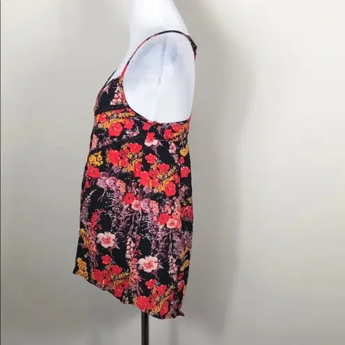 Somedays Lovin  Sun Feather Print Racerback Hi-Low Tank NWT Size XS