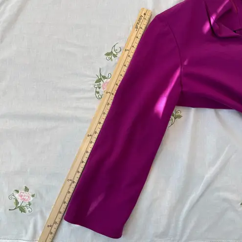 Nina McLemore magenta/purple tunic with 3/4 sleeves size 6 Purple