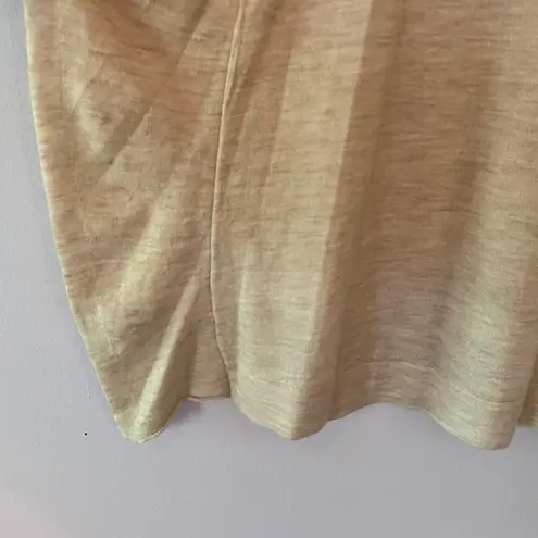 autumn cashmere Cream 100% Cashmere Short Sleeve Sweater Women's size Small