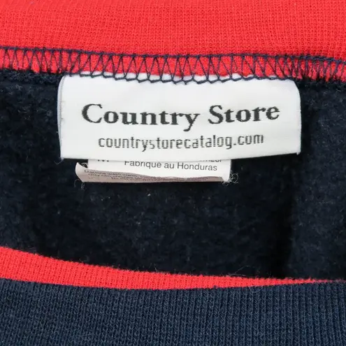 Vintage 90s Country Store Navy Blue Star Sweatshirt