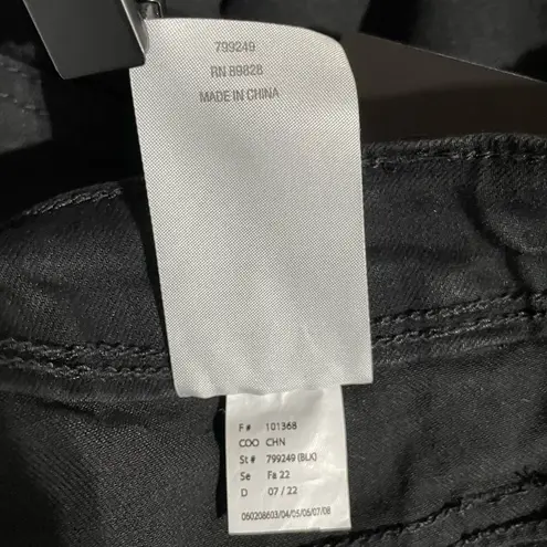 New IMAN Stretch Denim High Rise Full Length Bootcut Jeans Black Size 18W