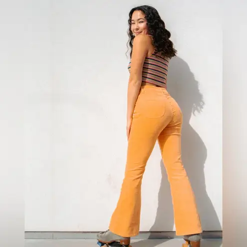 Hammies women’s corduroy spring bell bottoms Yellow Size 24