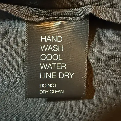 Norma Kamali REVOLVE Black One Shoulder Long Sleeve Midi Dress M 38 Chic Stretch