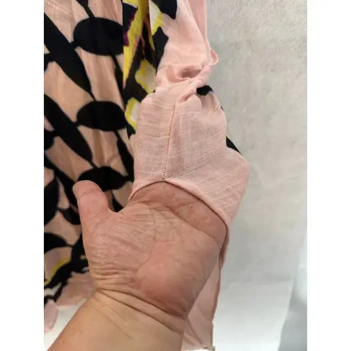 Rachel Roy Kimono Open Cover Up One Size MultiColor Pastel 100% Viscose