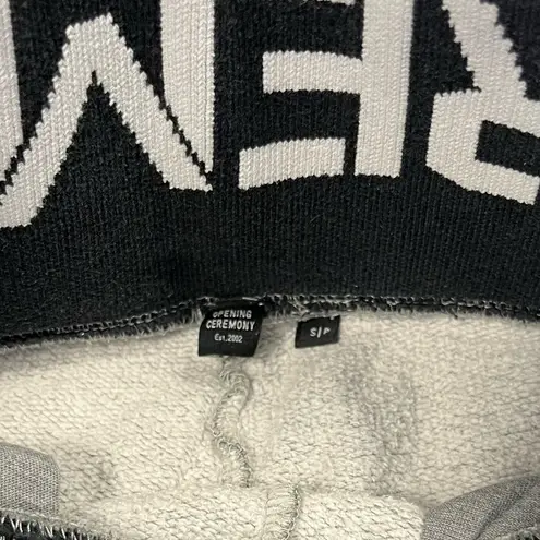 Opening Ceremony Elastic Logo Gray Jogger Sweatpants Small