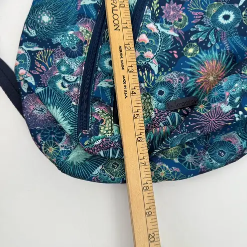 Sakroots On The Go Sling Crossbody Backpack Zip Bag Vacation Cruise Beach Floral