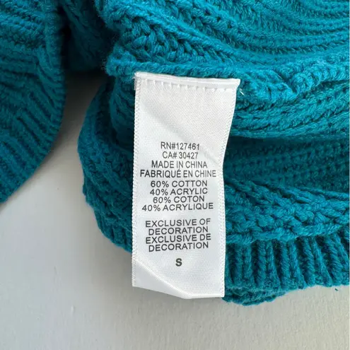 Wildfox Wilfox Erika Blue Open Back Knit Beaming Star Stud Size Small NWT - Image 6