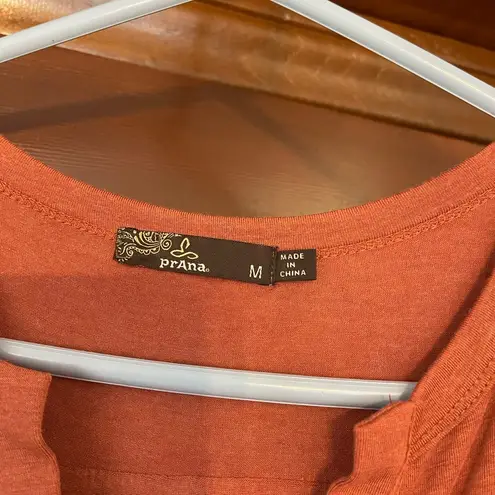 prAna Foundation Tencel Midi Dress
in Liqueur Heather Burnt Orange M