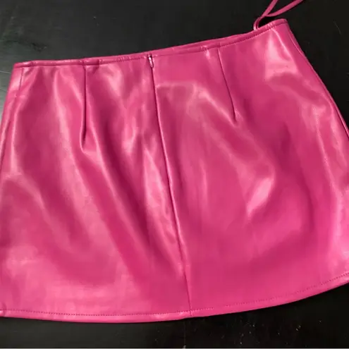 Motel Faux leather skirt