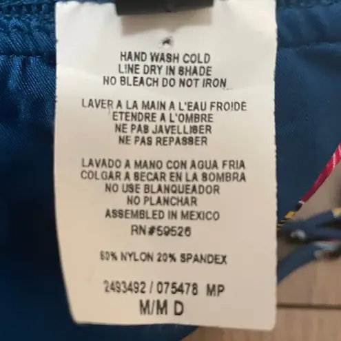 So Luna Over The Moon Shirred Cutout Bikini Top Size Medium D