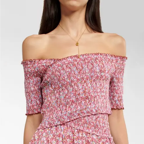 Poupette St. Barth Soledad floral 100% cotton minidress NWT