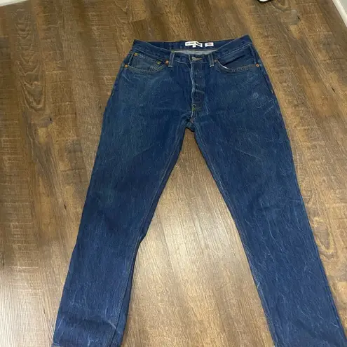 RE/DONE +Levi’s 70s Stovepipe HiRise Button fly Straight Leg style001-3WLSSSIZE