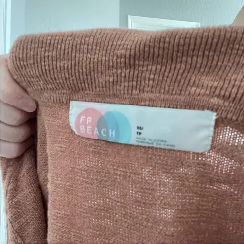 Free People  Rust Collared Zika Button Down Sweater Top - Image 8