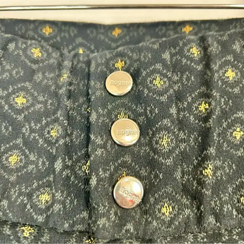 Bogner Women’s Vintage High Waist Stirrup Ski Pants Black Gold Size Medium EUC