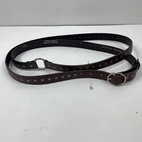 Silpada Designs Size Small Belt Brown Leather Studded Waist Wrap Around Women’s