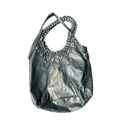 Wassino oversize hobo style‎ purse Black