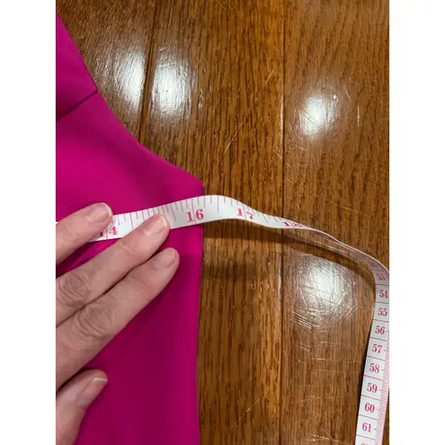 John Paul Ataker NY Pink Full Length Formal Belted Dress 38 US 4 Pageant Prom