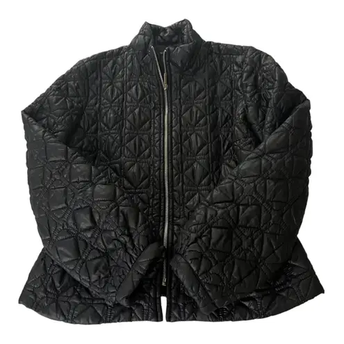 Nine West Fitted Quilted Jacket, Black