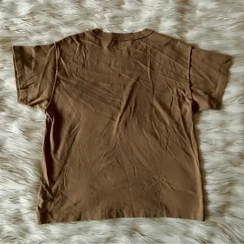 Daydreamer Brown Lucky to Have Bald Eagle Western Patriotic Oversized T-Shirt