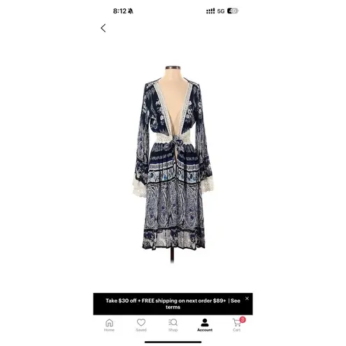 Raga ANTHROPOLOGIE LOUISA BOHO DUSTER DRESS