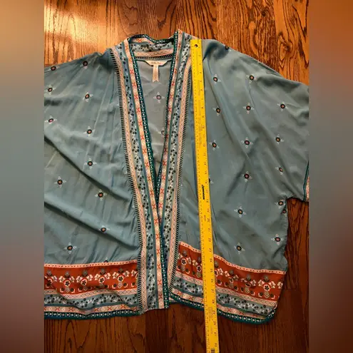 Matilda Jane “Days Like This” Open Front Teal Kimono
Size M/L