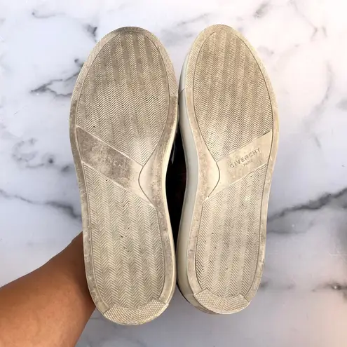 Givenchy women’s peacock print brown skate slip on sneakers size IT 39 US 9