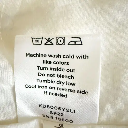 Draper James RSVP | Preppy Yellow White Blue Blazer Linen Cotton Jacket | XXL