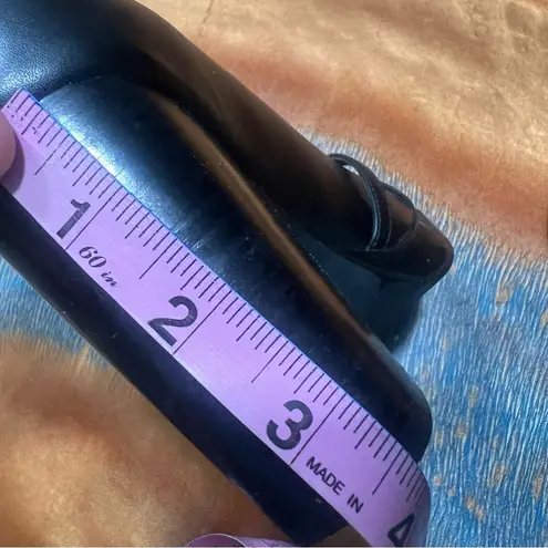 Mudd Vintage  Gwenyth Black Chunky Heel buckle Shoes size 8 platform