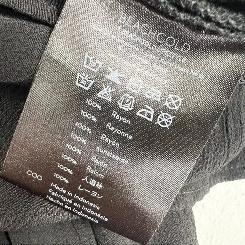 Anthropologie BeachGold Black Off the Shoulder Jumpsuit Black