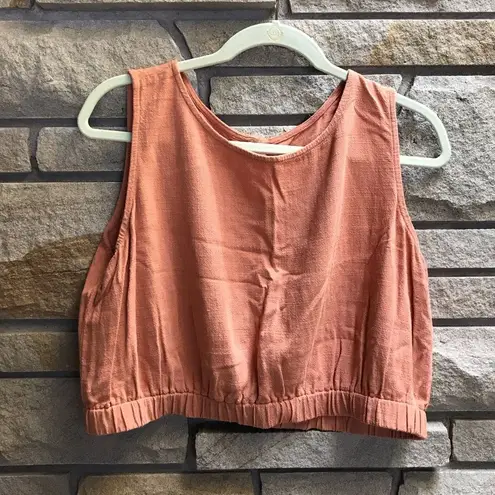 Trendy Queen 2 Piece Short Sets Sleeveless Lounge High Waisted orange XL