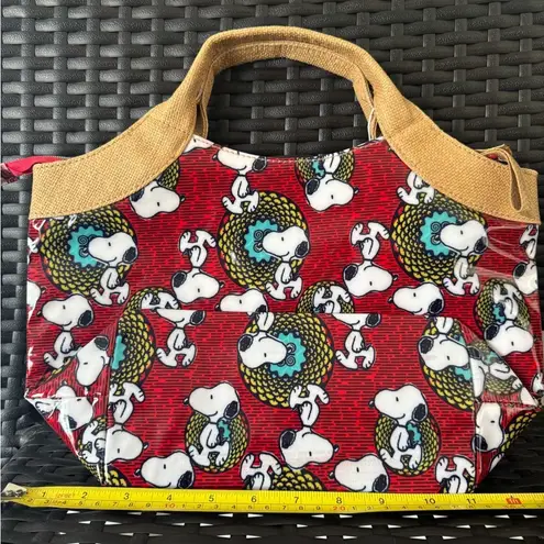 Peanuts Snoopy Handheld Purse Bag Pouch Red