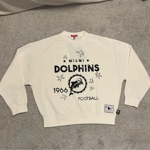 Mitchell & Ness Miami Dolphins 1966 Crewneck Sweatshirt | Women’s L