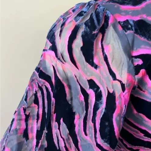 Johnny Was Tavi silk blend midi dress NWT color: Streaks Of Virana