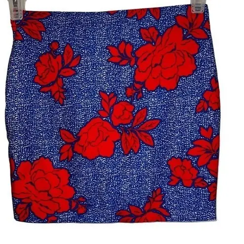 Tiger Mist  Reed Rose Print Mini Skirt Ruched NWT Retail $73 Size‎ Small - Image 5