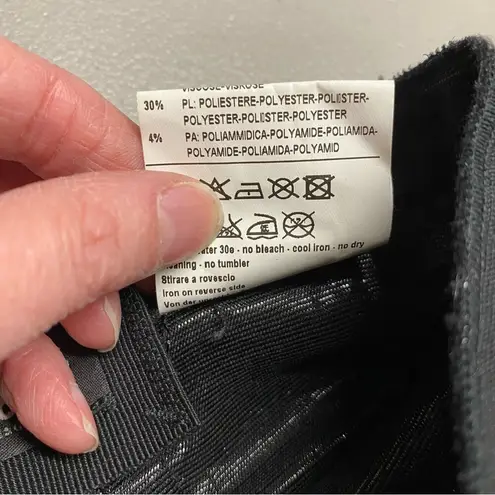 Dolce & Gabbana Black Skirt Made in Romania Viscose Polyester Womens Size 40 EUR