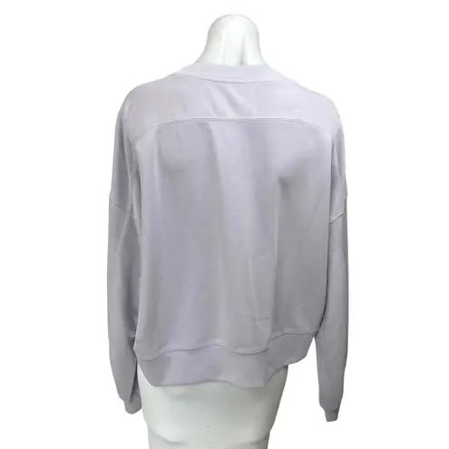 Lululemon Purple Lilac Long Sleeve Crew Neck Sweater Sweatshirt Top Size 12