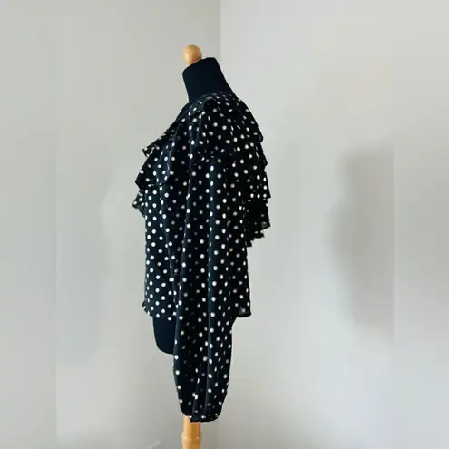 Yumi Kim  Sparks Fly One Shoulder Top in Hot Spot Gold Polka Dot - Image 13