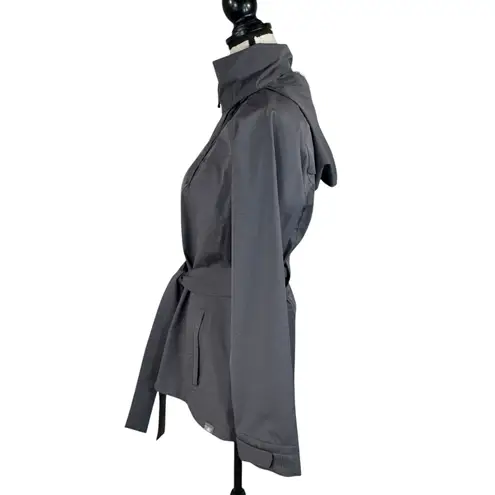 prAna Womens Small Eliza Rain Jacket Hooded Full-Zip Water Resistant Pockets