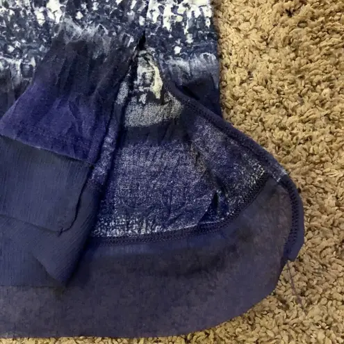 Simply Vera Top Womens L Used Blue