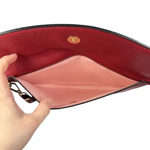 NWOT Elim & Paul Red Faux Leather 4 Piece Purse Bag Set