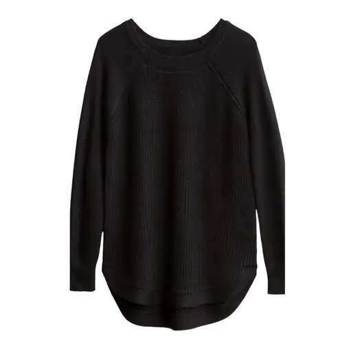 RD Style Rowca Cotton Blend Black Crew Neck Sweater Stitch Fix Exclusive