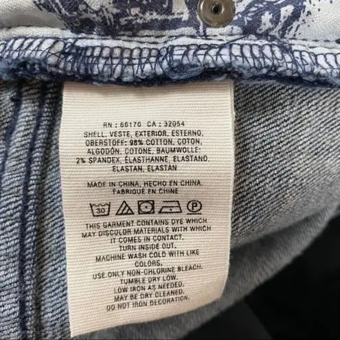 Pilcro and the Letterpress Anthropologie Sequin Floral Slim Boyfriend Jean