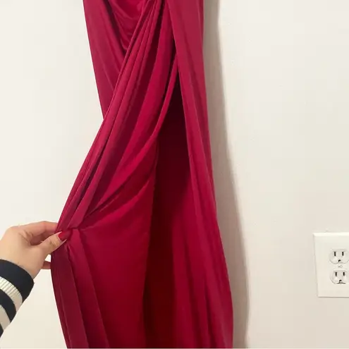 Majorelle • sweetheart gown in berry red sz S