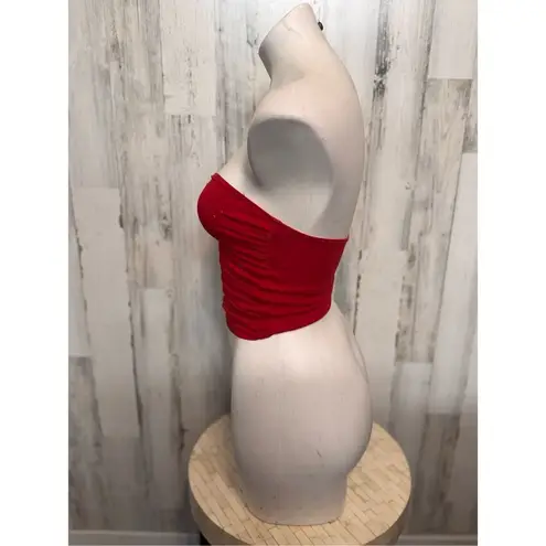 Ambiance Red Strapless Zip