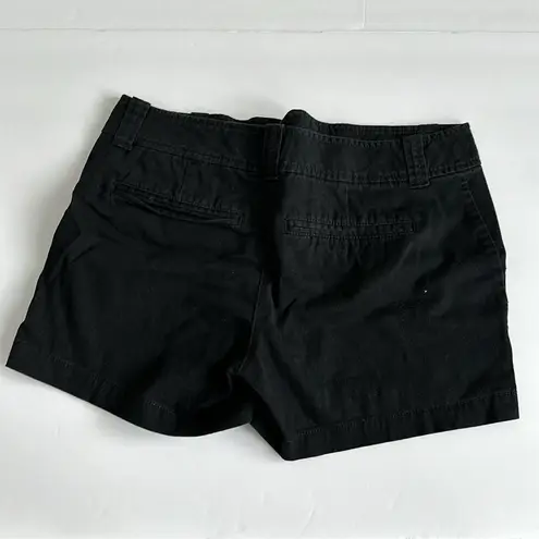 NY & Co Soho Hampton 4"Black Shorts Sz 0 Black