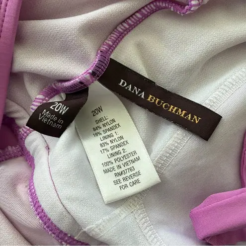 Dana Buchman Halter Ruched One-Piece swimsuit size 20W