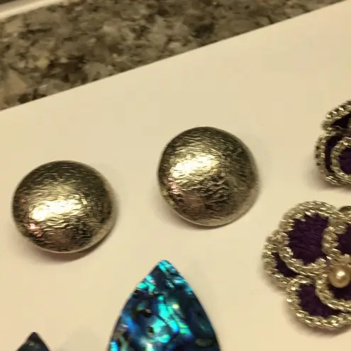 Lot Of 4 Costume Earrings Vintage
