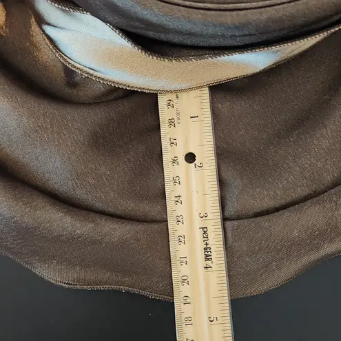 Giovannio New York Women’s Satin Hat in Brown and Taupe One Size NWT