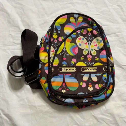 LeSportsac Tokidoki Multicolor Butterfly Sling Bag